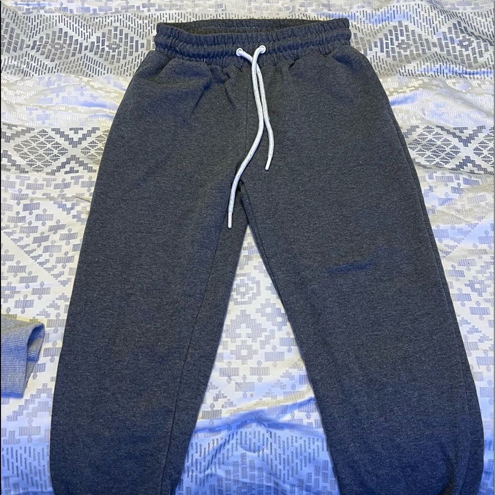 Fashion Nova Joggers (Dark Grey) (Small)
